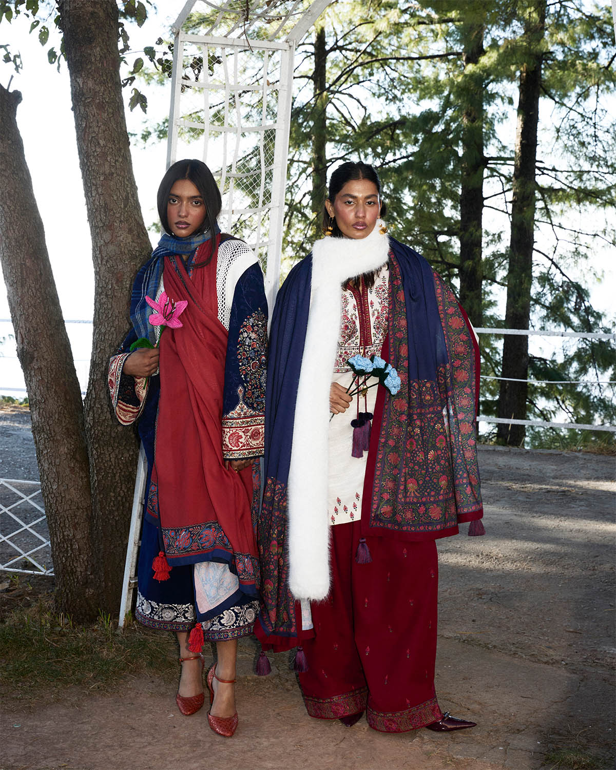 Jugnu By Hussain Rehar Autumn Winter`24 (Rouge)