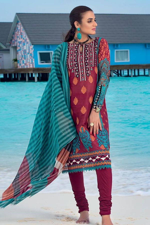 ZC Luxury Chikankaari Lawn`20 D#6