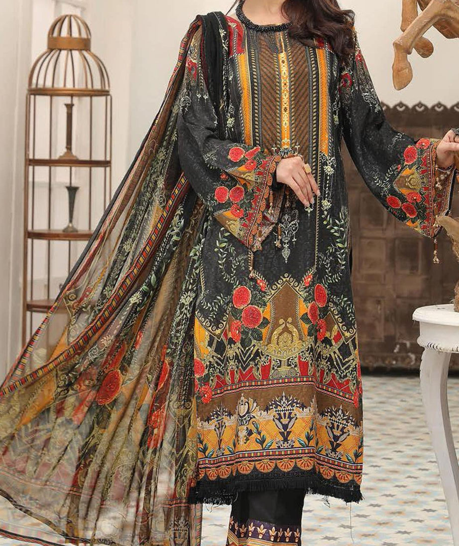 Zarki's Print Jacquard Viscose'20 ZR#3