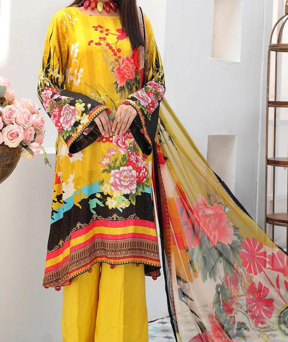 Zarki's Print Jacquard Viscose'20 ZR#4