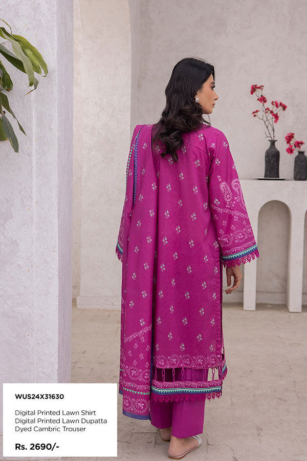 Zellbury Print Lawn'24 WUS#31630
