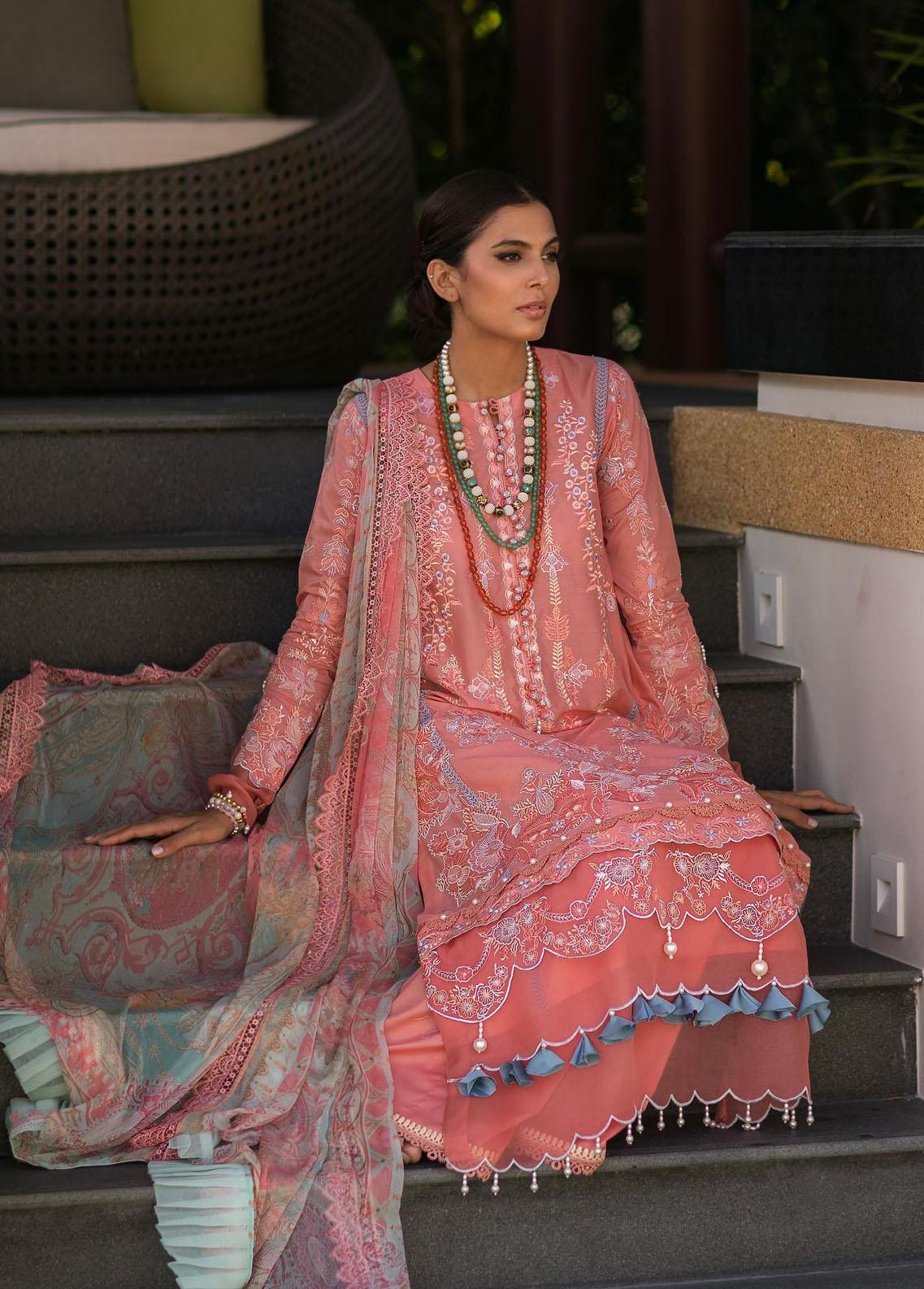 ZOHA By Ansab Jahangir Luxury Lawn`23 D#07